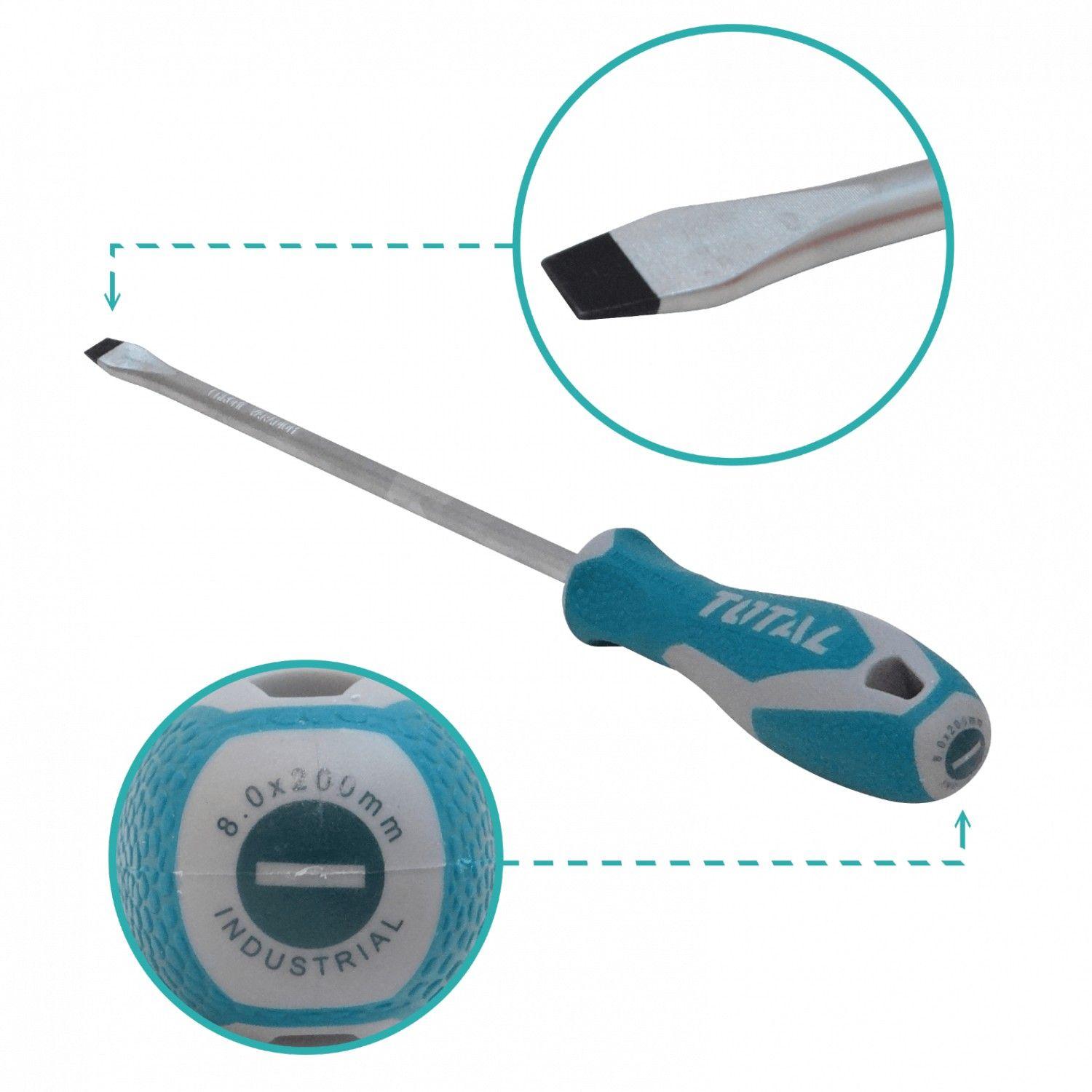 Atornillador Total 8x200 mm imantado 1 unidad-2