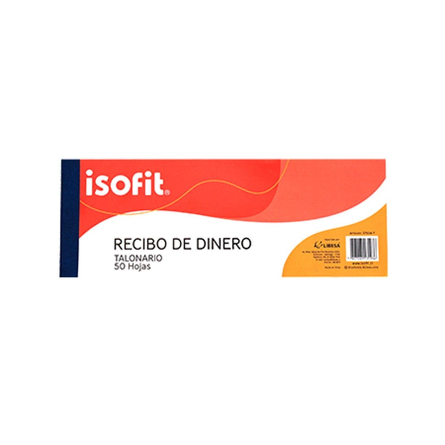 Formulario recibo de dinero Isofit 50 hojas-0