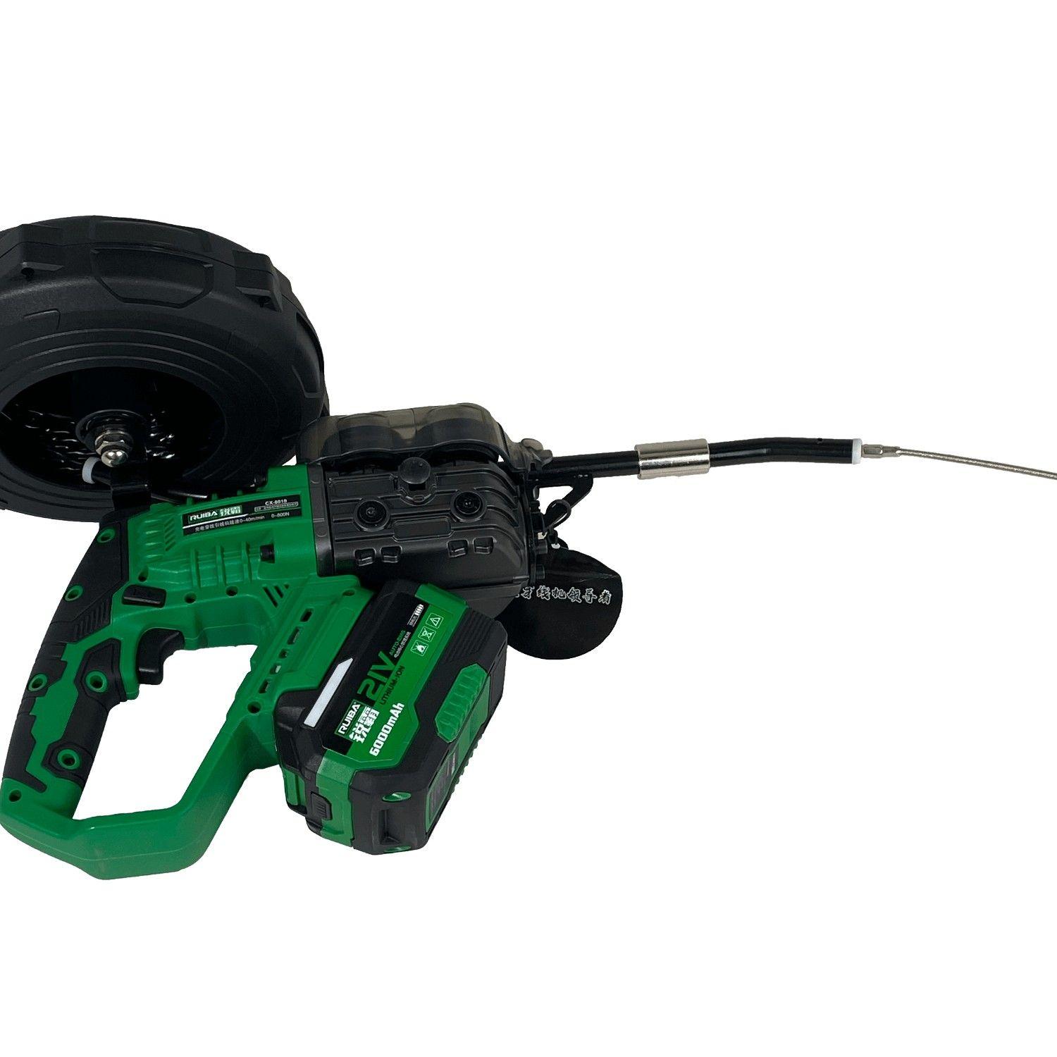 Pasacable RUI eléctrica motorizada 20 m incluye batería de litio 21 V-2