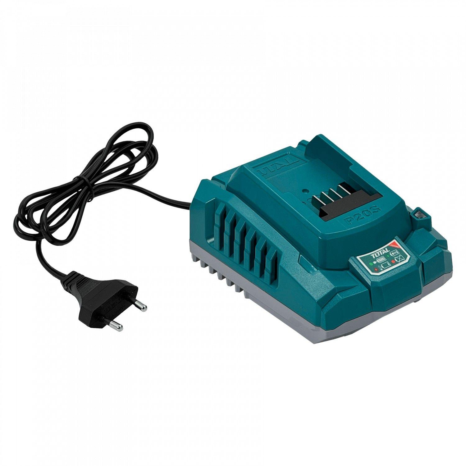 Cargador de batería Total 20 V 2 A 50 W inteligente-1
