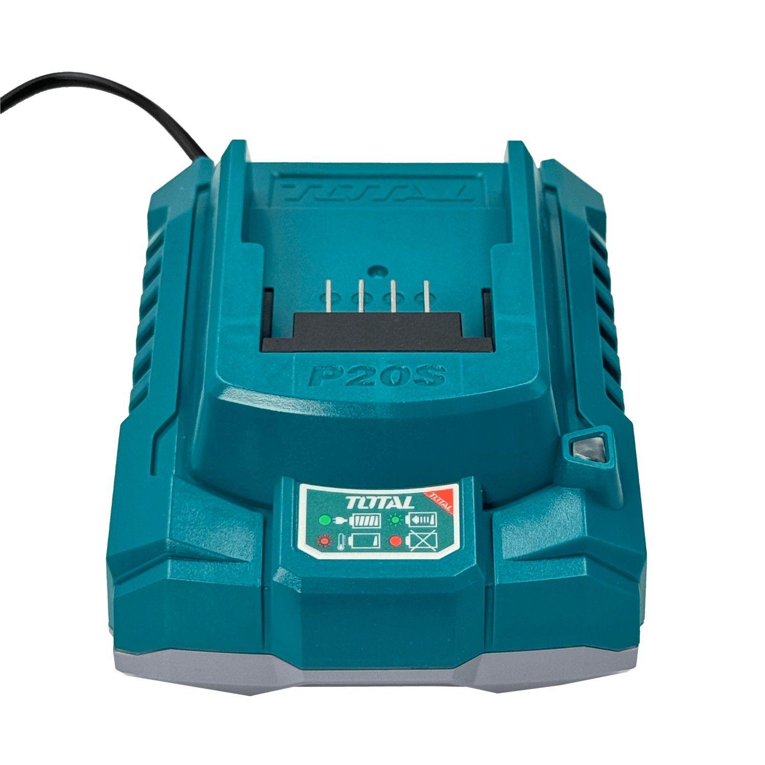 Cargador de batería Total 20 V 2 A 50 W inteligente-3