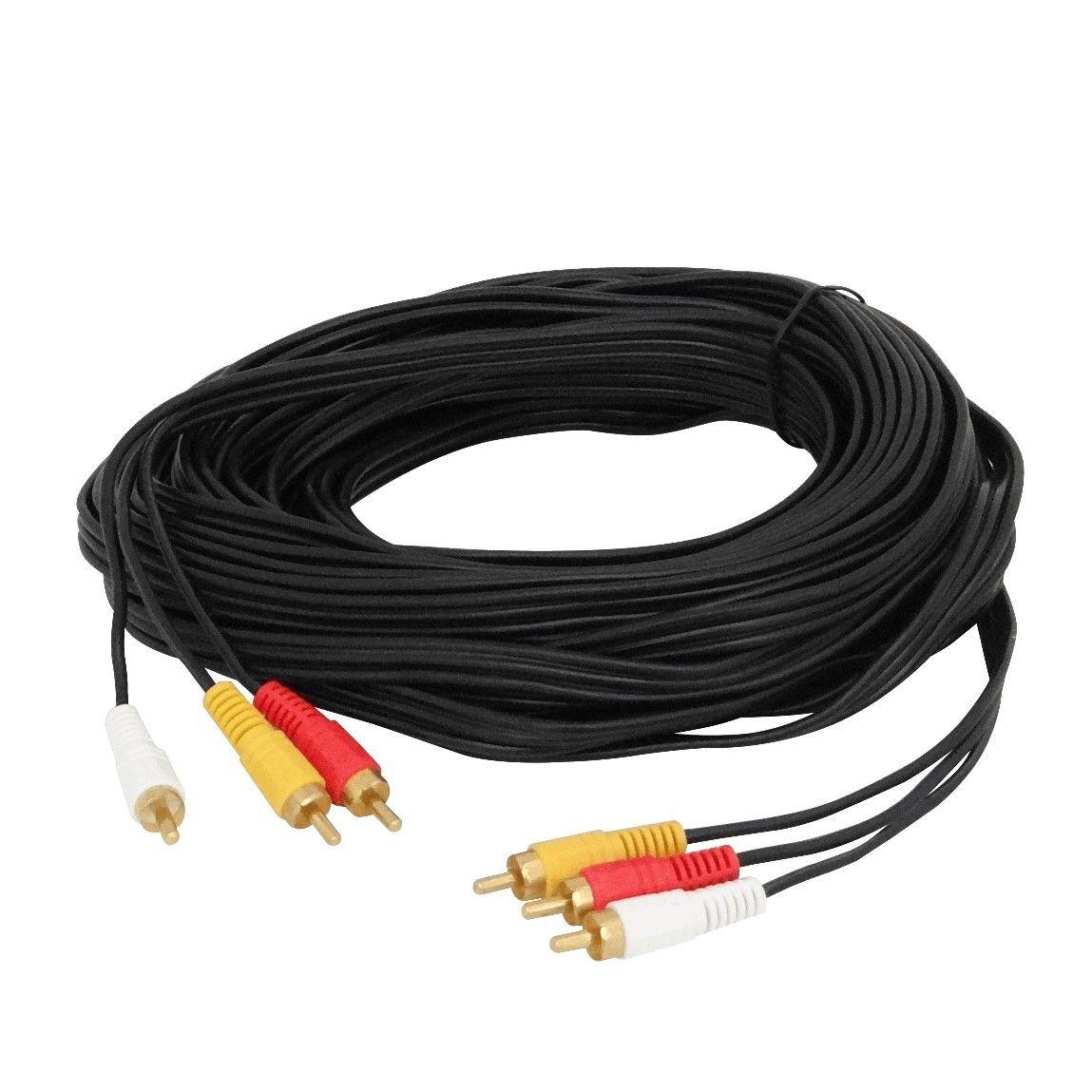 Cable de audio y video RCA 10 m 3x3-2