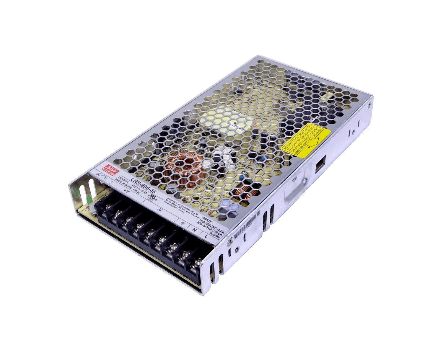 Fuente de poder Meanwell 211 W 48 V 4,4 A ajustable metálica-3