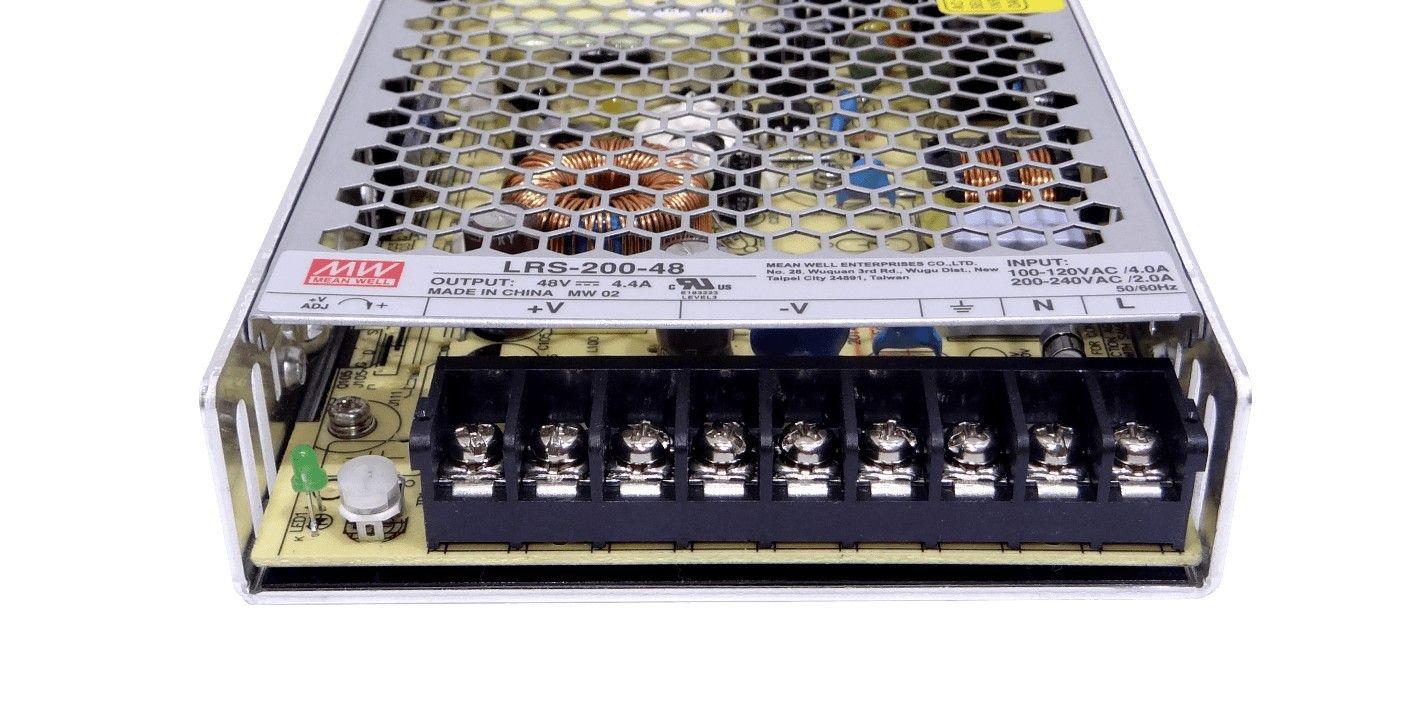 Fuente de poder Meanwell 211 W 48 V 4,4 A ajustable metálica-4