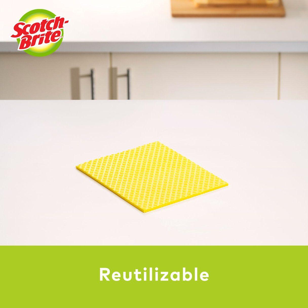 Paño esponja absorbente 3M Scotch Brite 18x20 cm 3 unidades-2