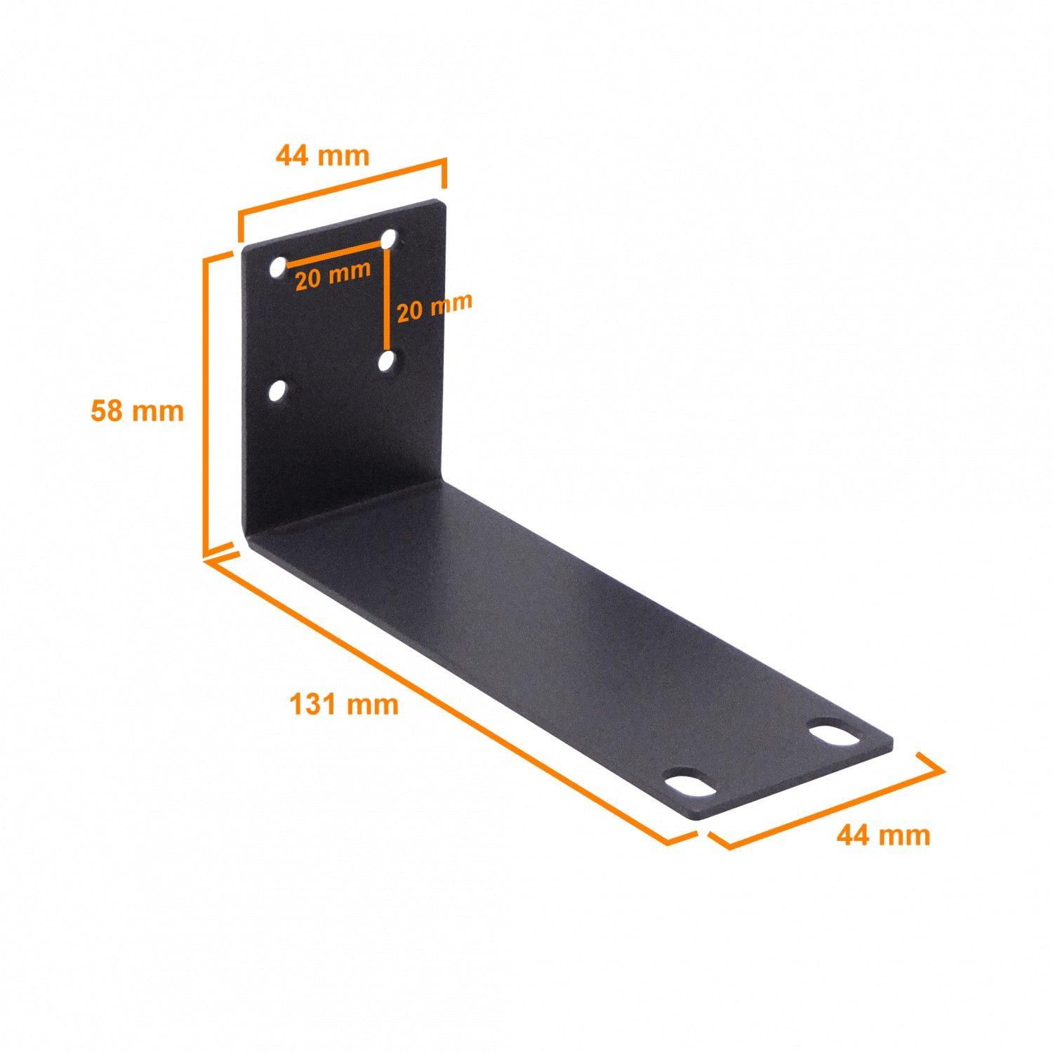 Aletas largas Planet 13 cm para rack 1U-2