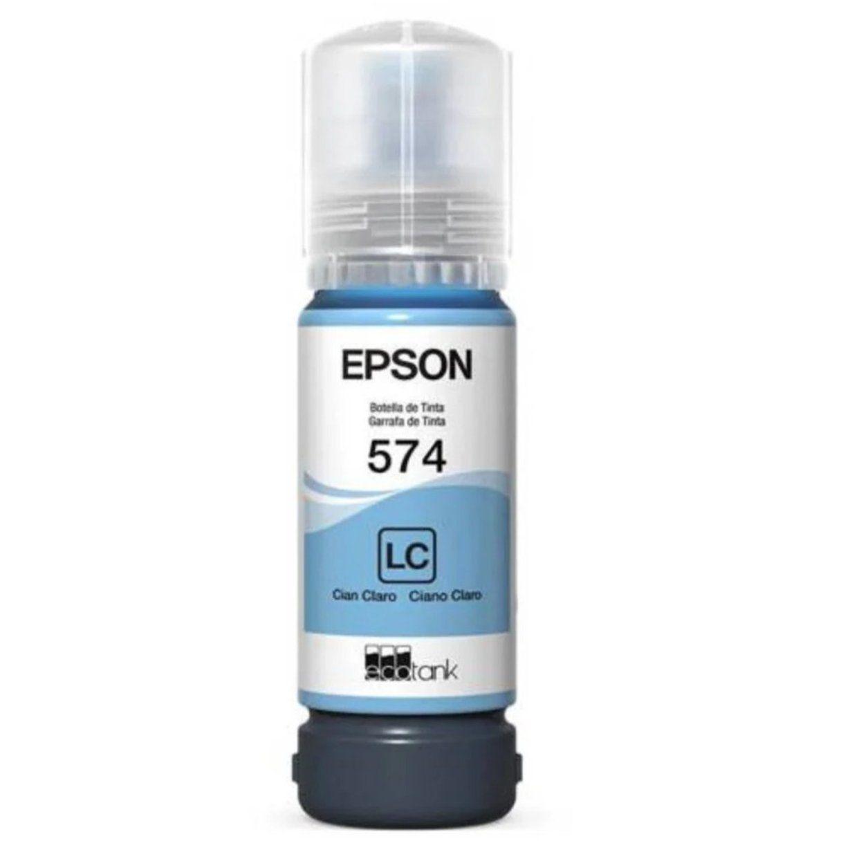 Botella de tinta Epson T574520 cian claro-1