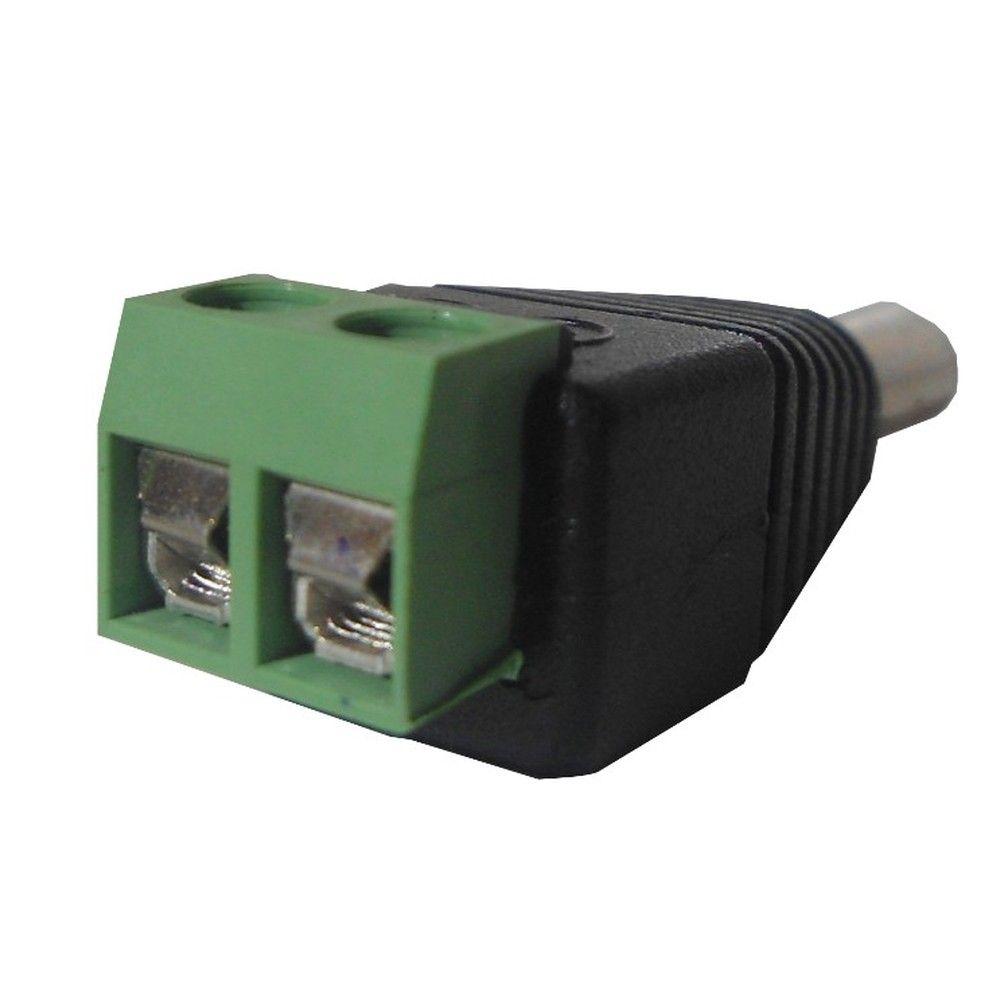 Conector macho 5,5x2,1 mm 2 pines-3