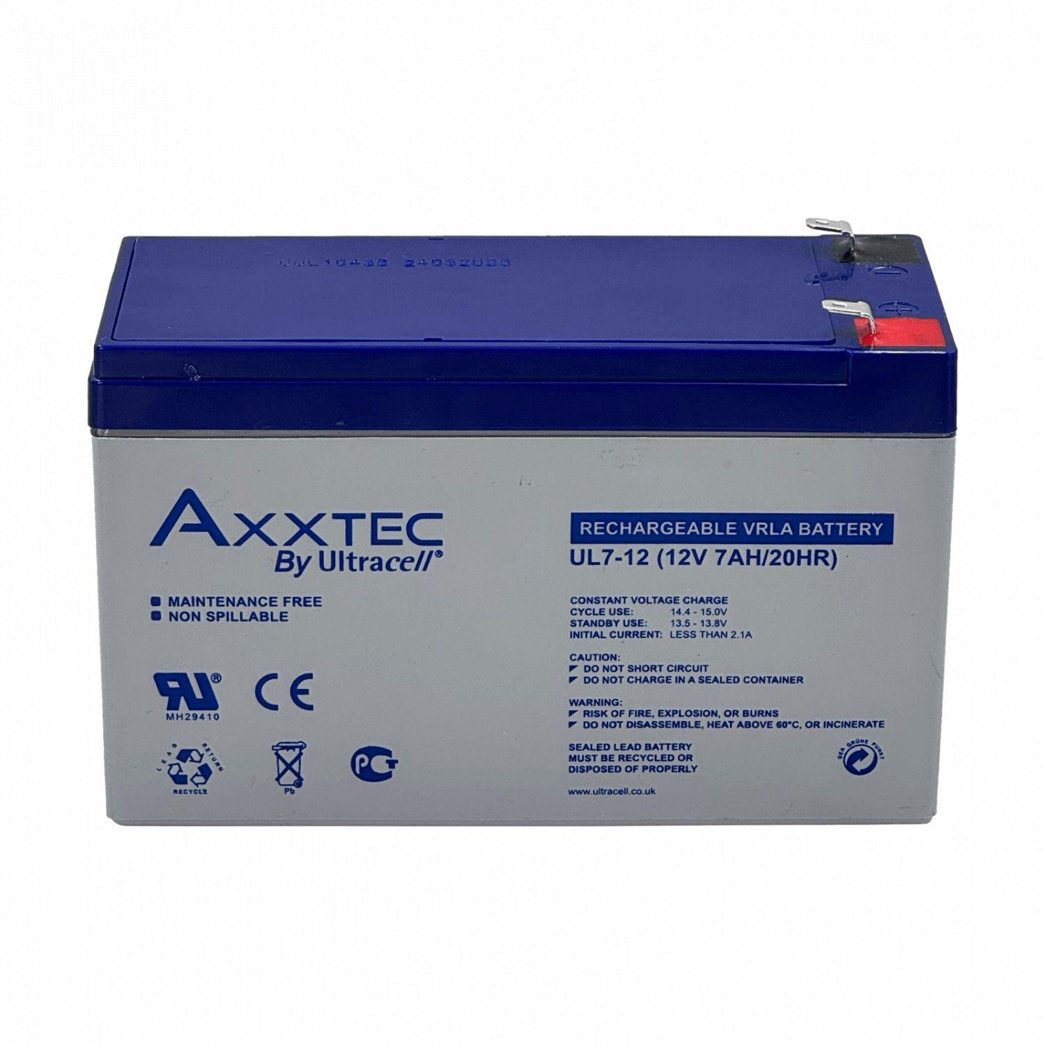 Batería AXXETEC 12V 7AH Ácido-Plomo Sellada AGM-1