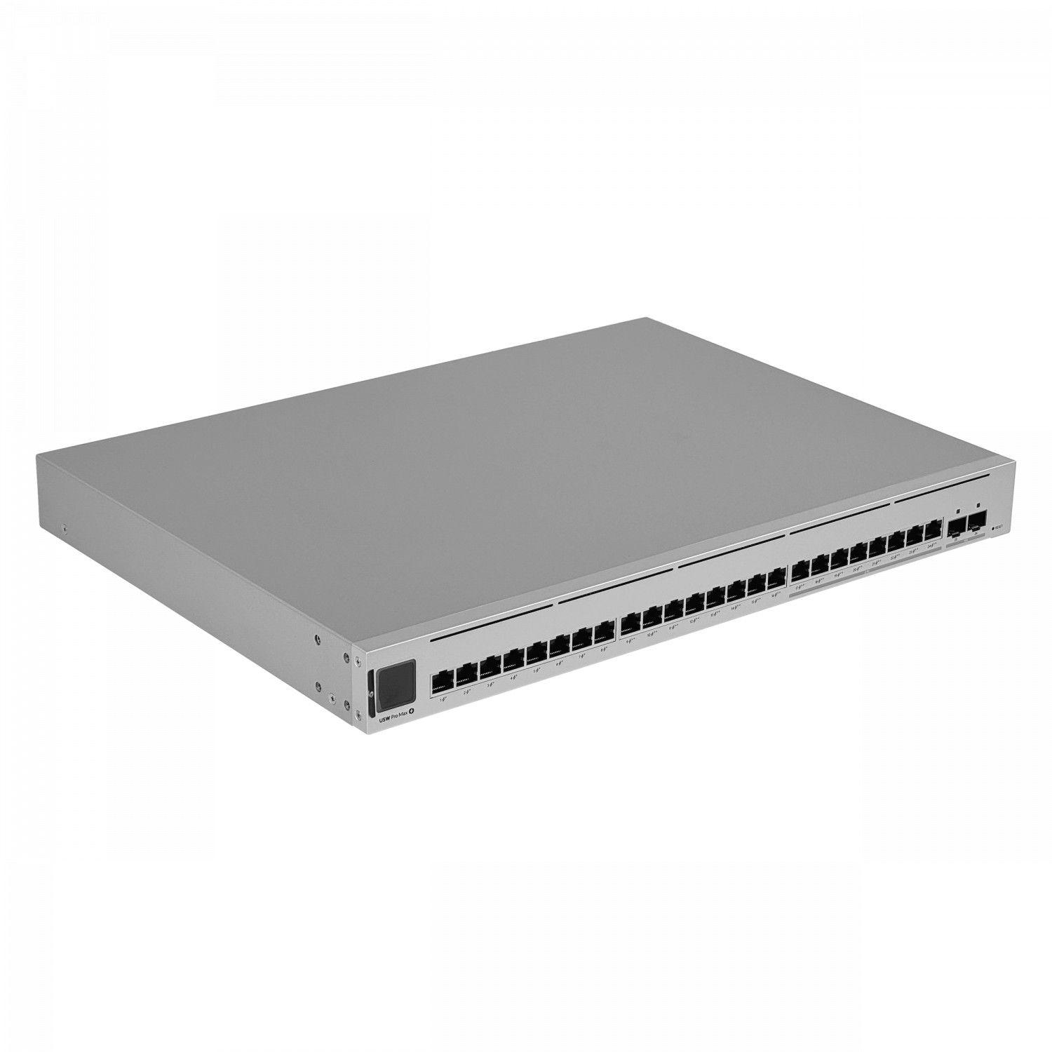 Switch Ubiquiti Pro Max 24 PoE 400 W con 24 puertos PoE+ y PoE++-2