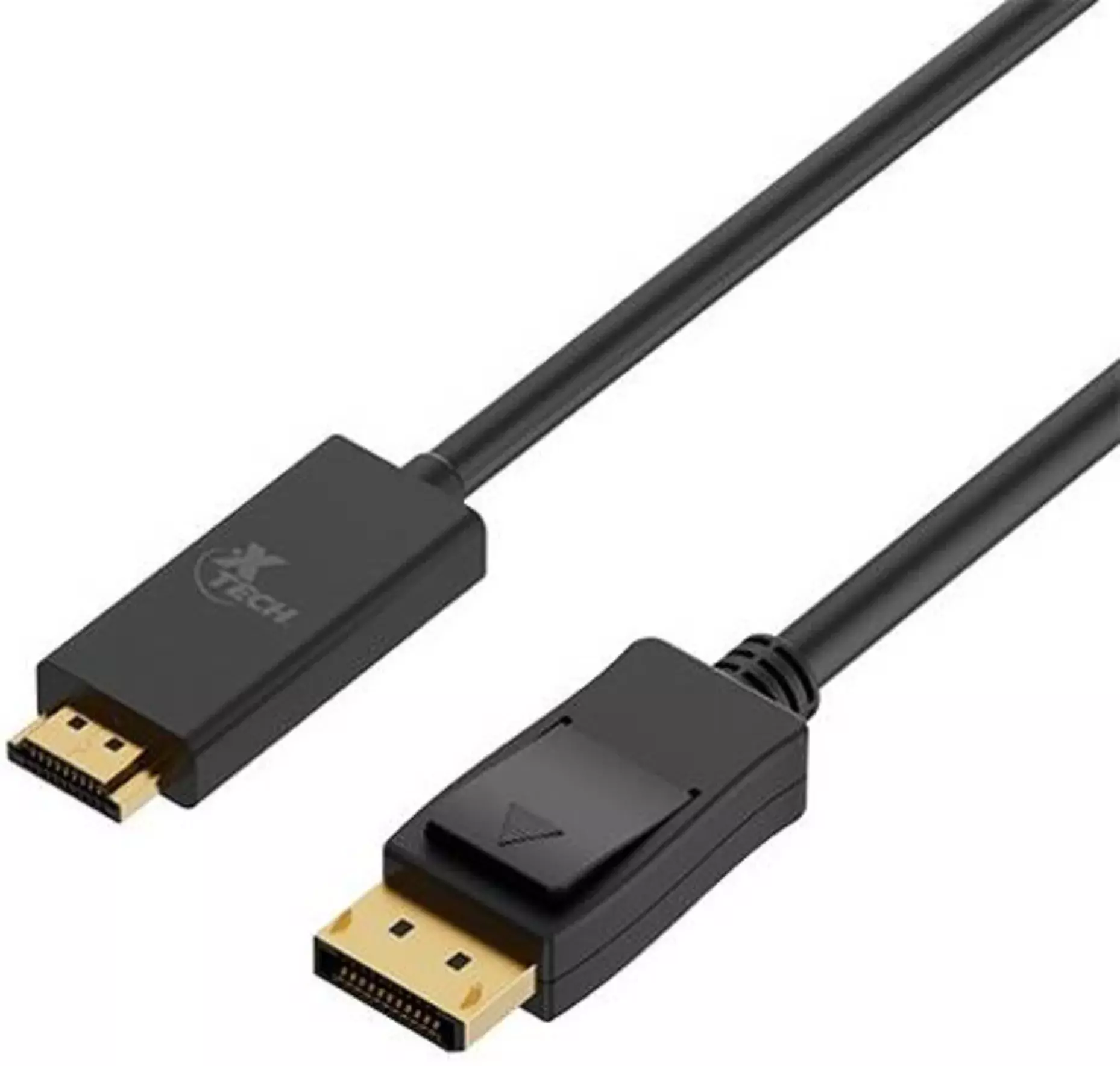 Cable adaptador Xtech DisplayPort a HDMI 3 m negro-1