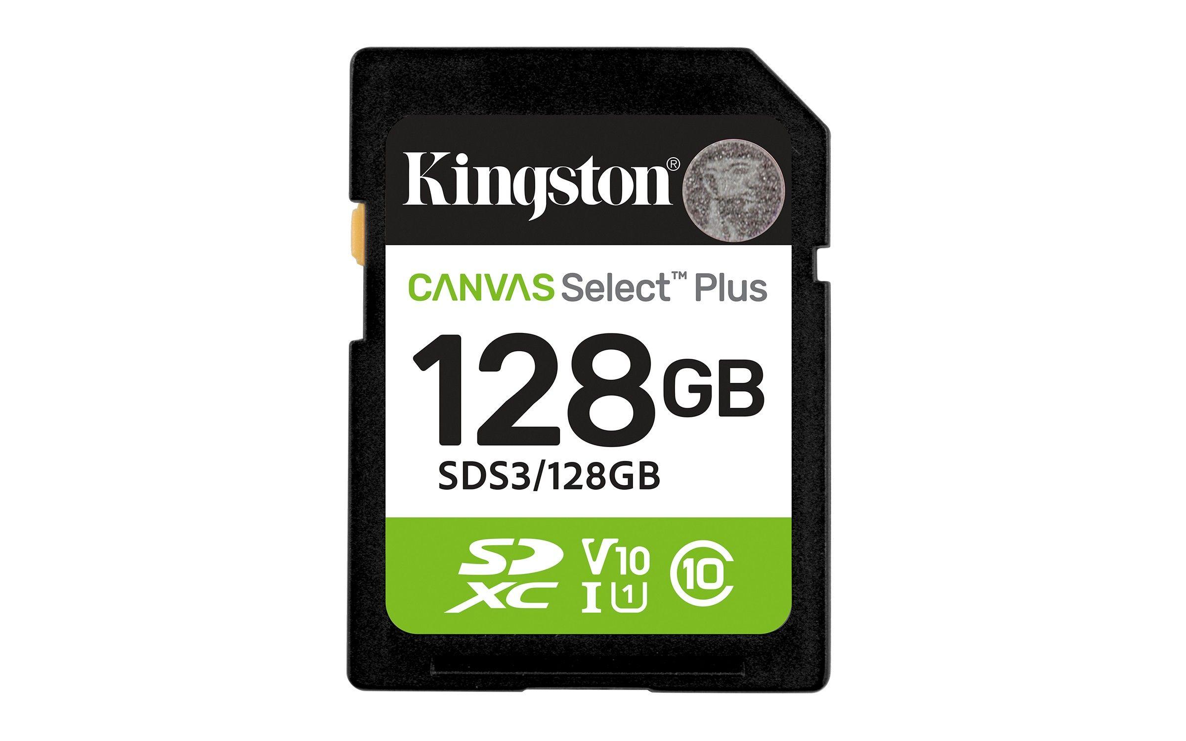 Tarjeta de memoria Kingston SDXC Canvas Select Plus 128 GB 150 MB/s-0