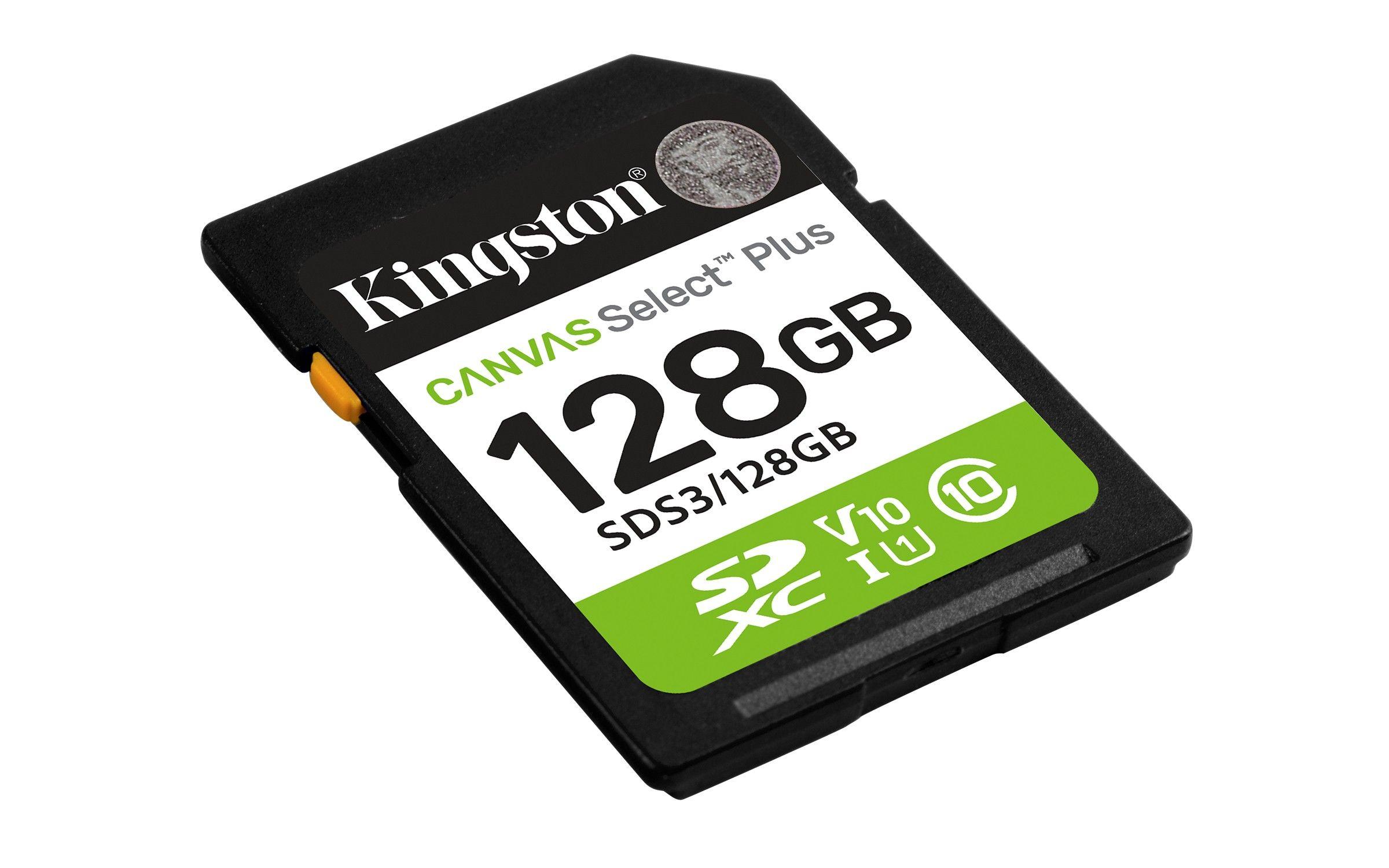 Tarjeta de memoria Kingston SDXC Canvas Select Plus 128 GB 150 MB/s-1