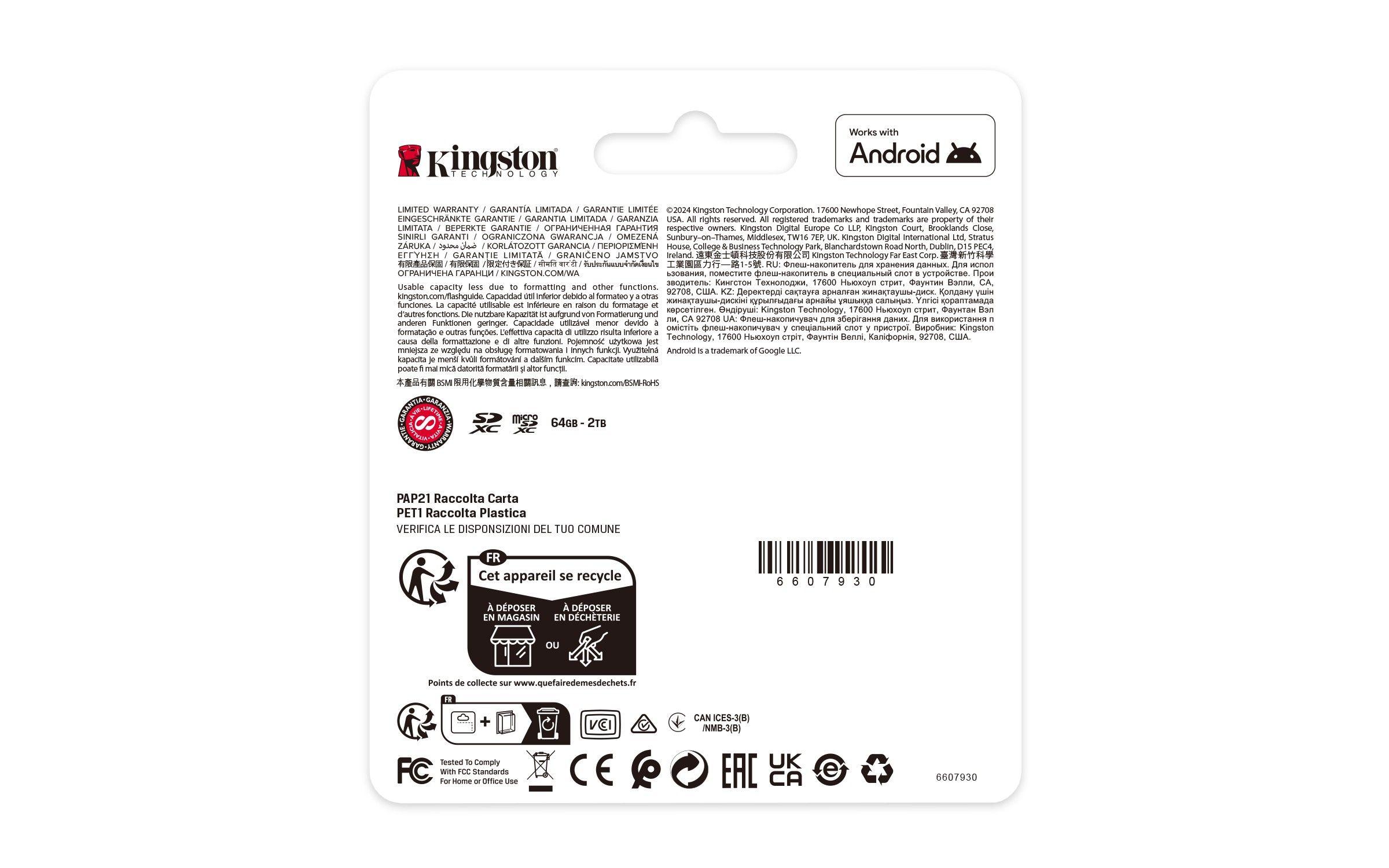 Tarjeta de memoria Kingston SDXC Canvas Select Plus 128 GB 150 MB/s-3