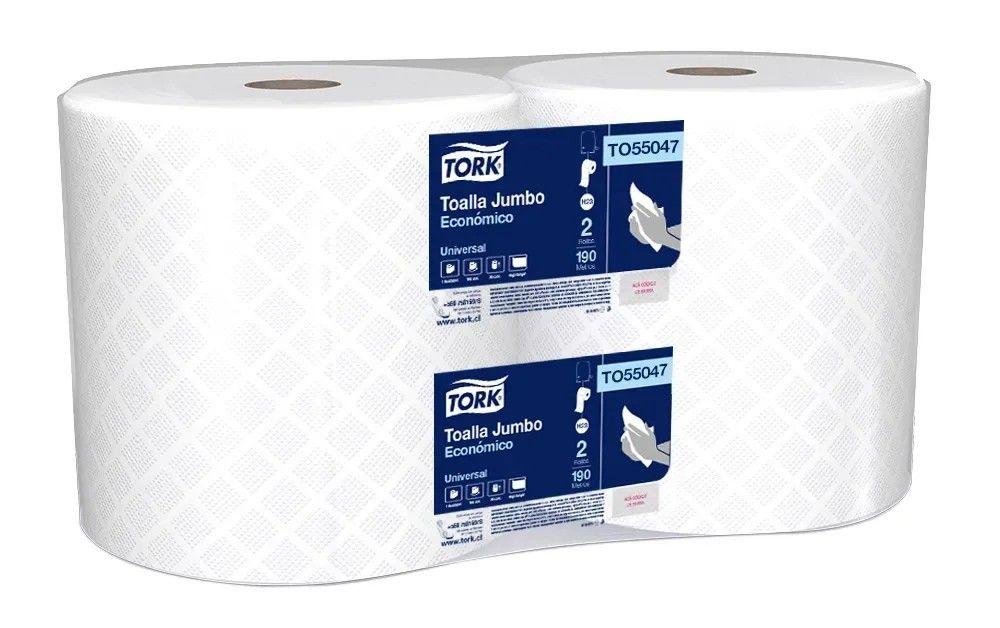 Toalla de papel Tork jumbo 190 m con 2 rollos-0