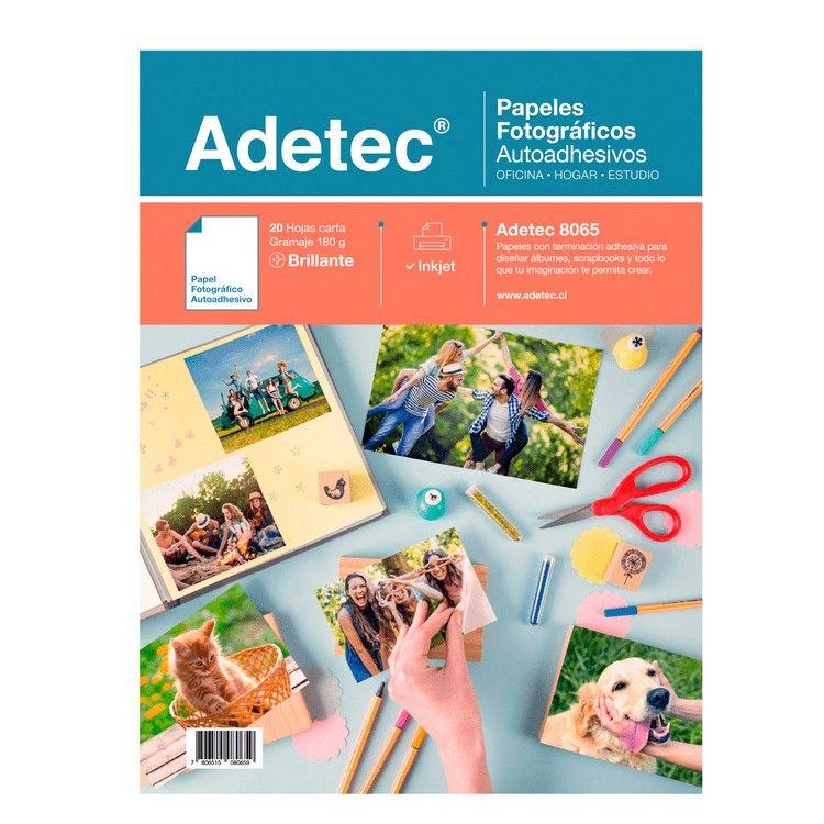 Papel fotográfico autoadhesivo Adetec brillante 180 g-0