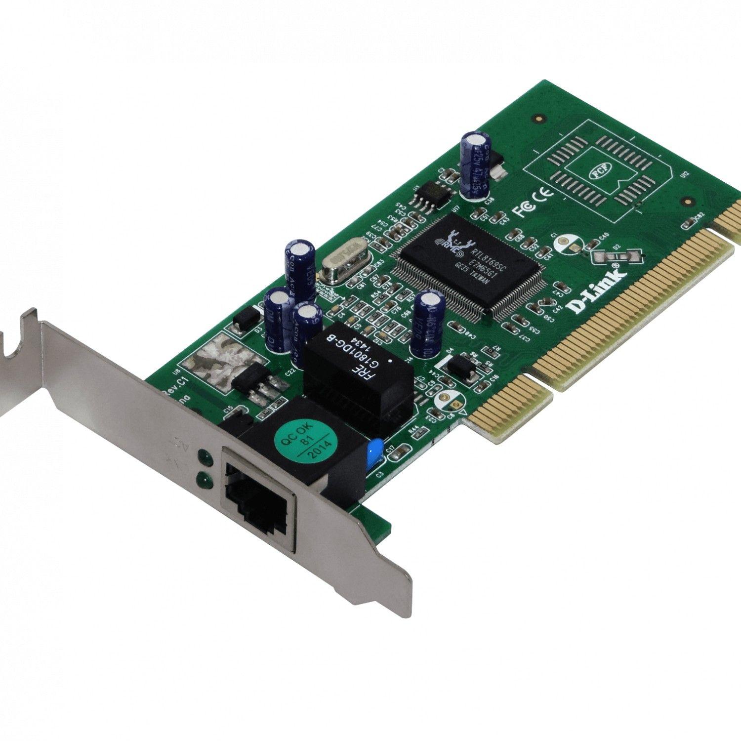 Tarjeta PCI D-Link 1-1000 1 RJ45 perfil alto/bajo-2