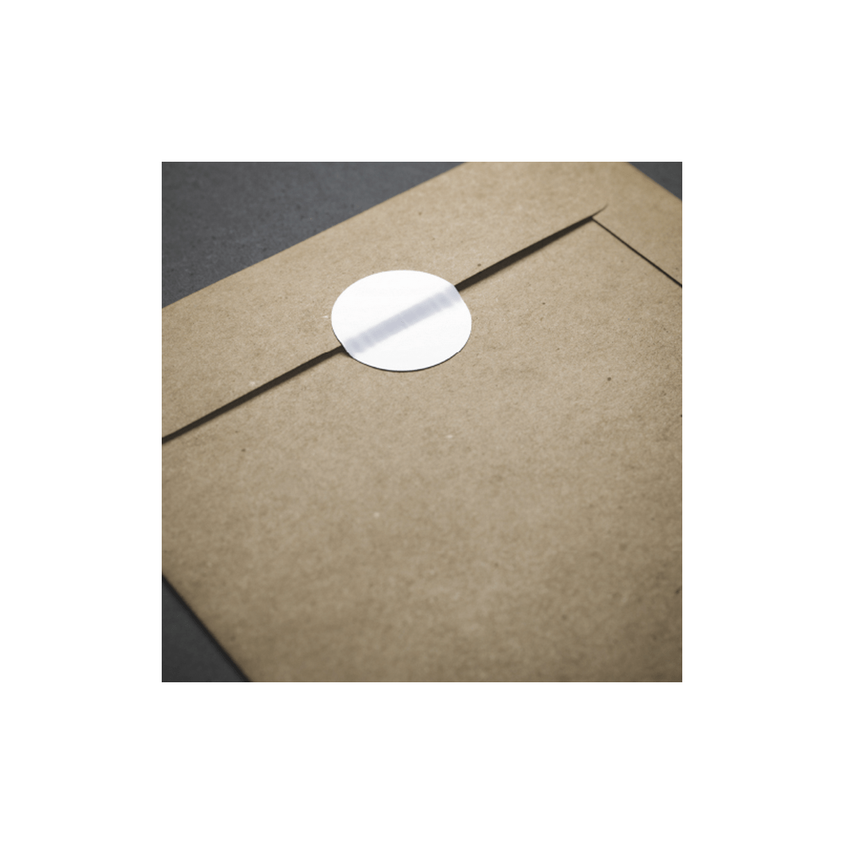 Etiqueta autoadhesiva Adetec circular 1,5 cm blanca-2