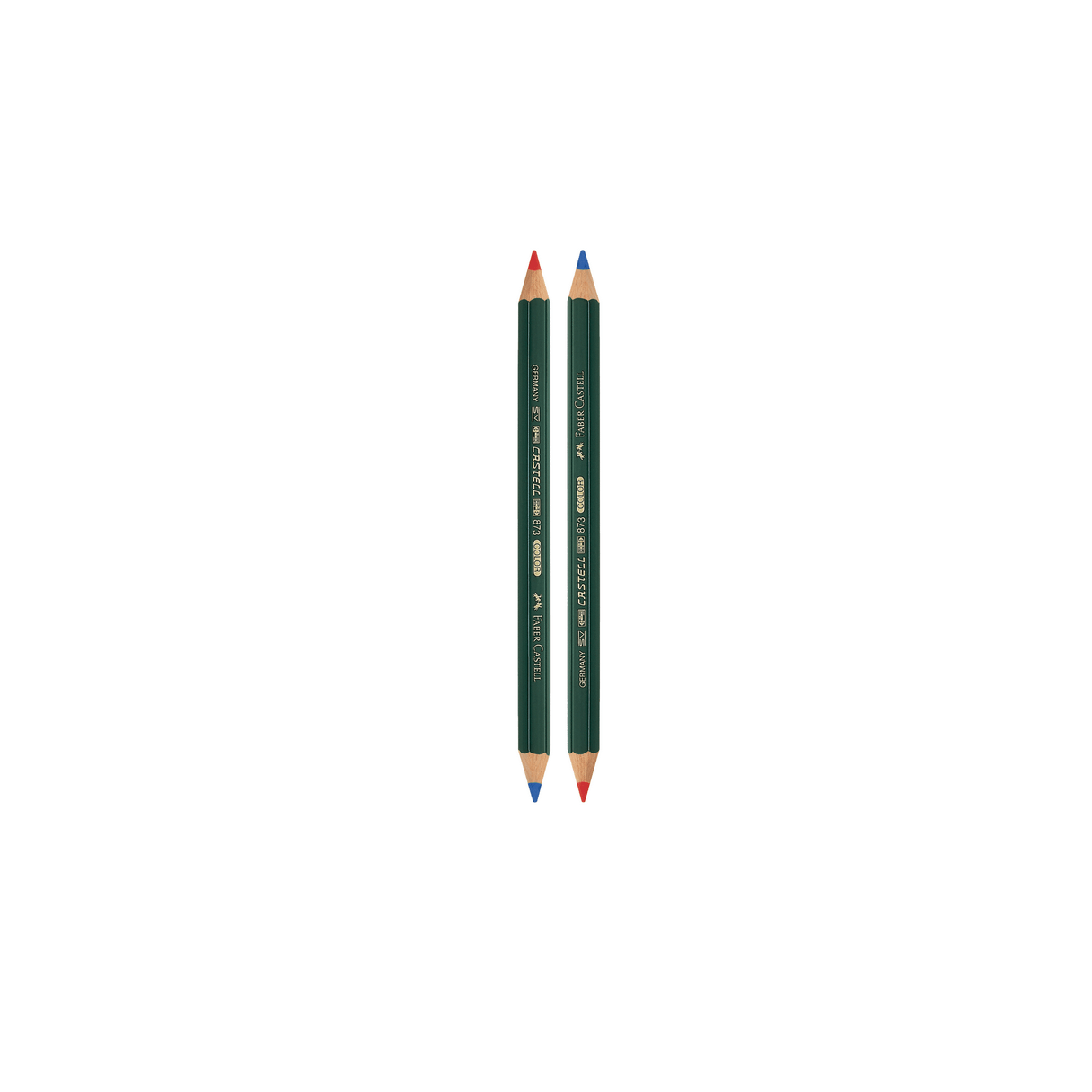 Lápiz carpintero Faber Castell Bicolor 873-1