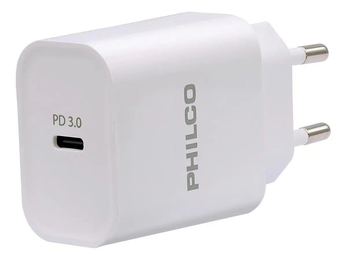 Cargador de pared Philco QC3.0 20 W con puerto tipo C-4