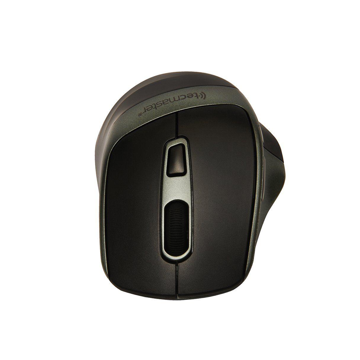Mouse inalámbrico Tecmaster dual recargable negro-2