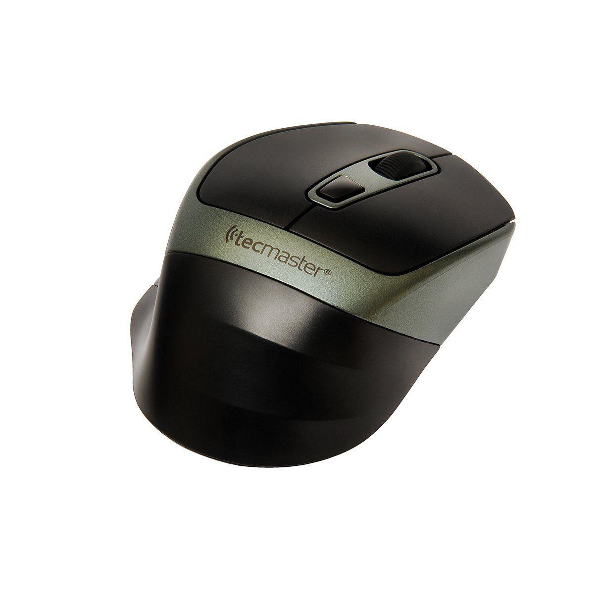 Mouse inalámbrico Tecmaster dual recargable negro-3