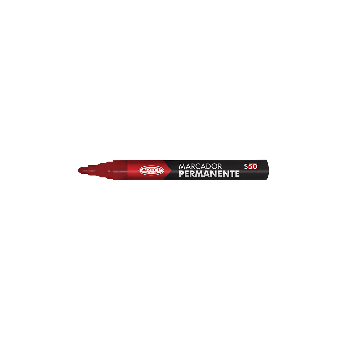 Marcador permanente Artel 50 punta redonda 3,5 mm rojo-1