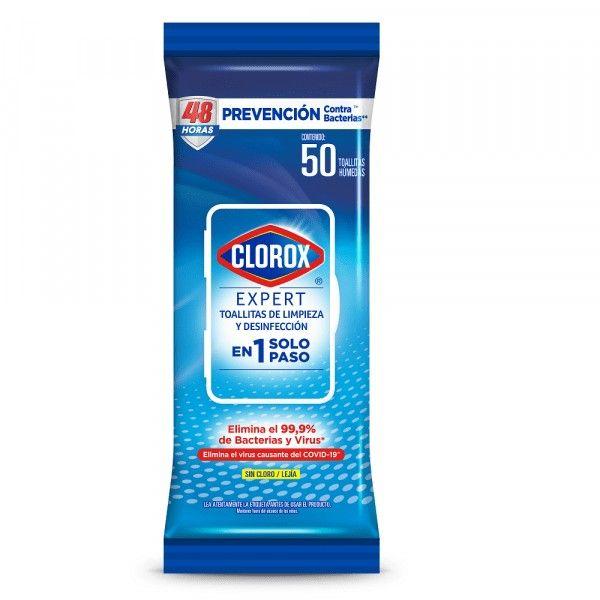 Toallas desinfectantes Clorox Expert 50 unidades-0
