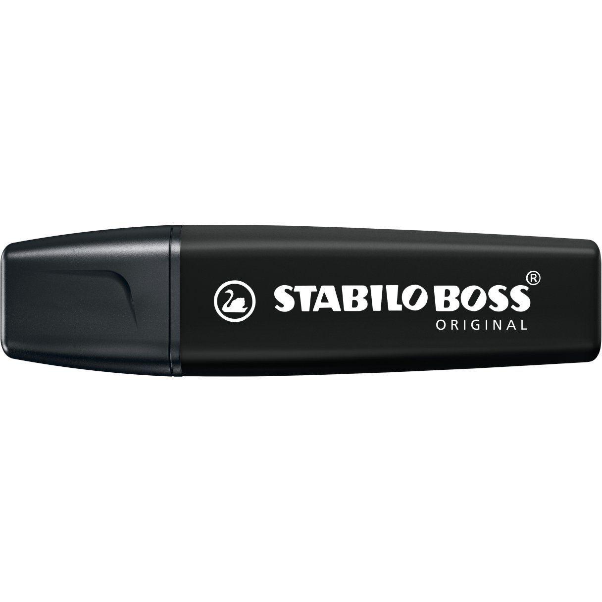 Destacador Stabilo Boss 450 m duración negro-0