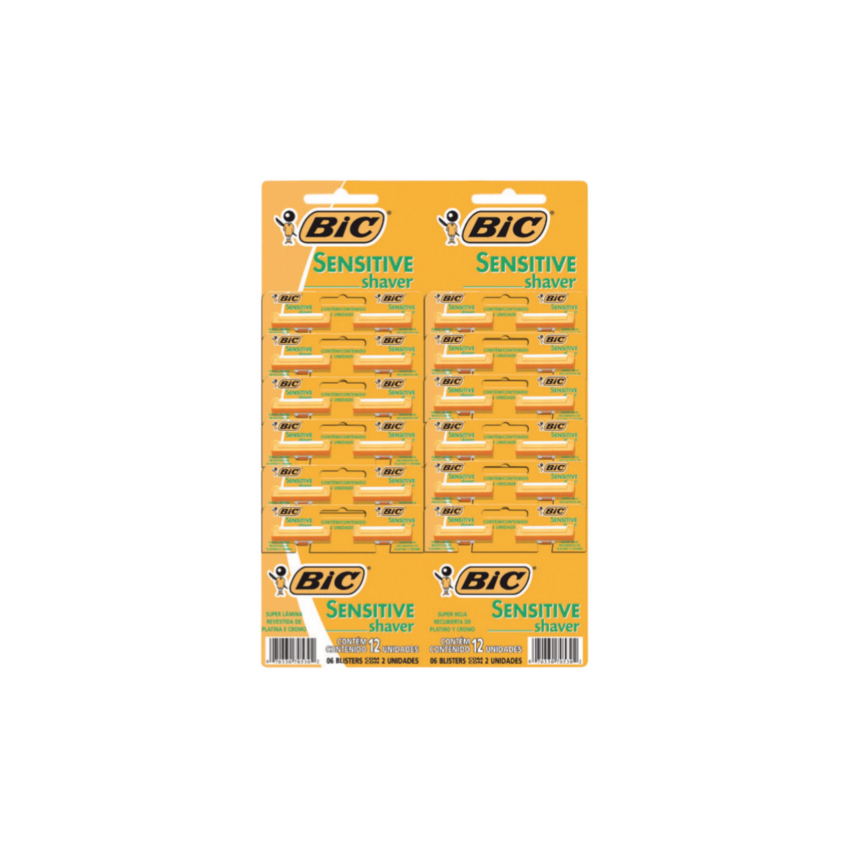Máquina de afeitar BIC Sensitive 24 unidades con hoja de teflón-0