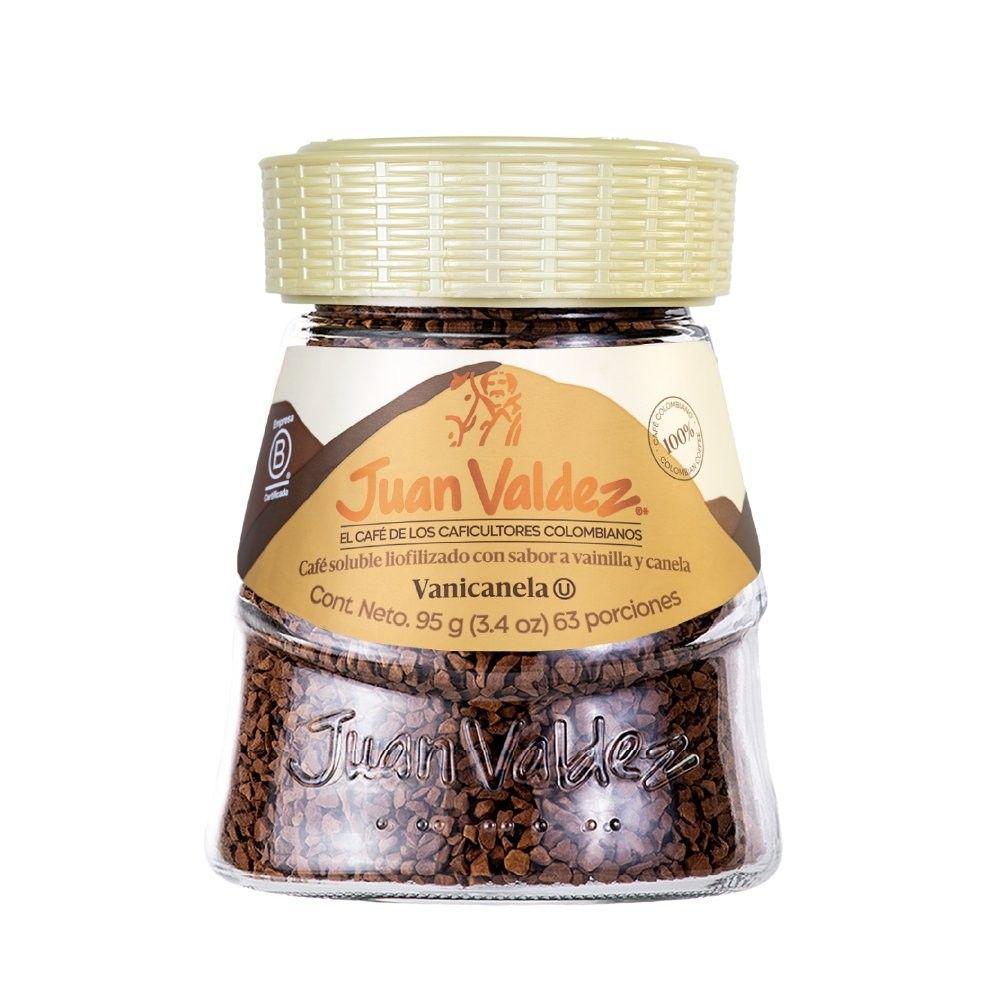 Café instantáneo liofilizado Juan Valdez sabor vanicanela 95 g-0