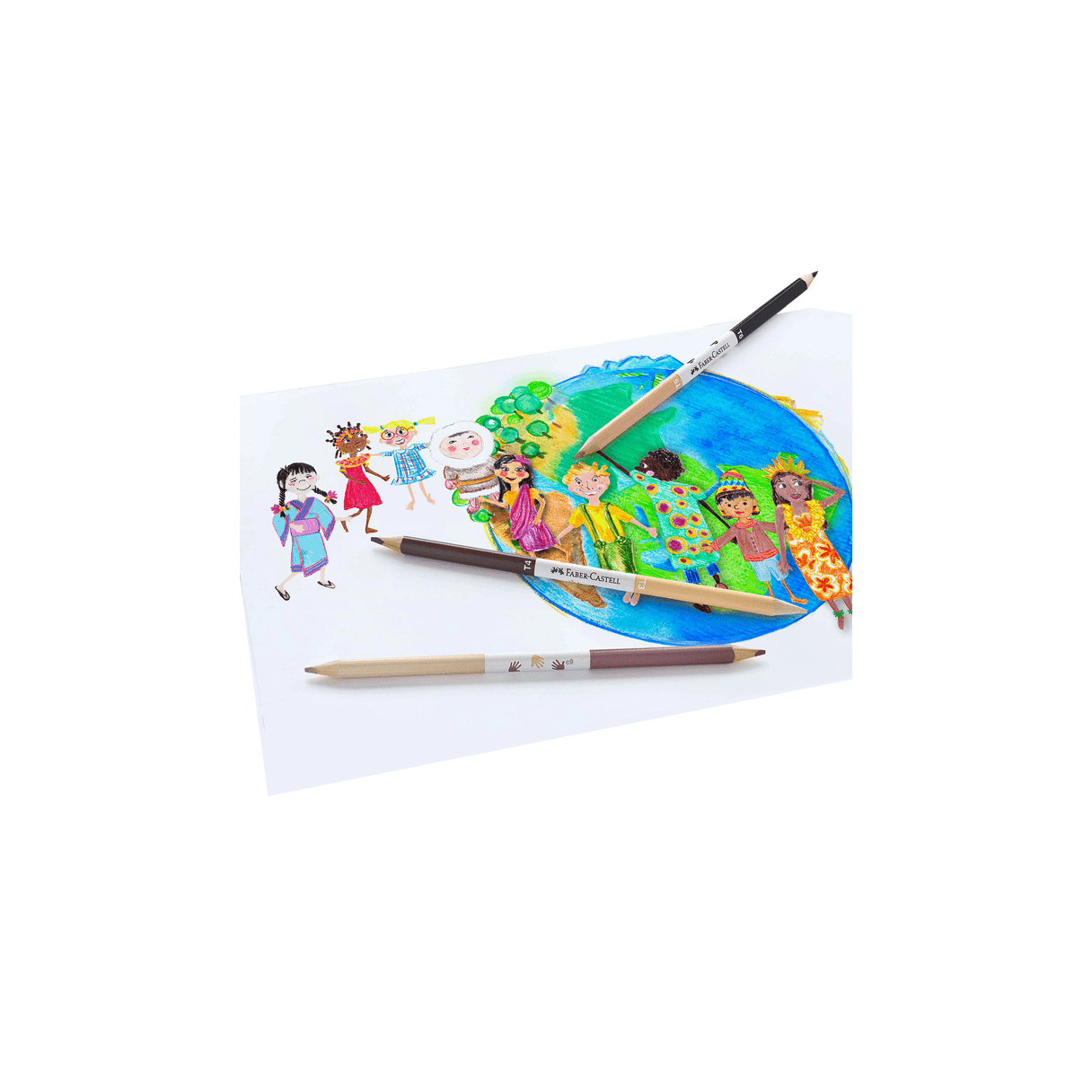 Lápices de color Faber Castell Caras & Colores 15 piezas-2