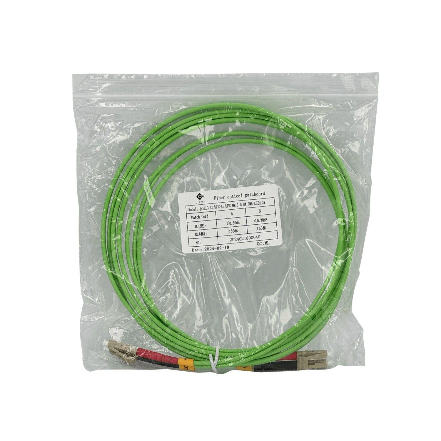 Jumper de fibra óptica LC-LC OM5 3 m 50/125 um LSZH-4