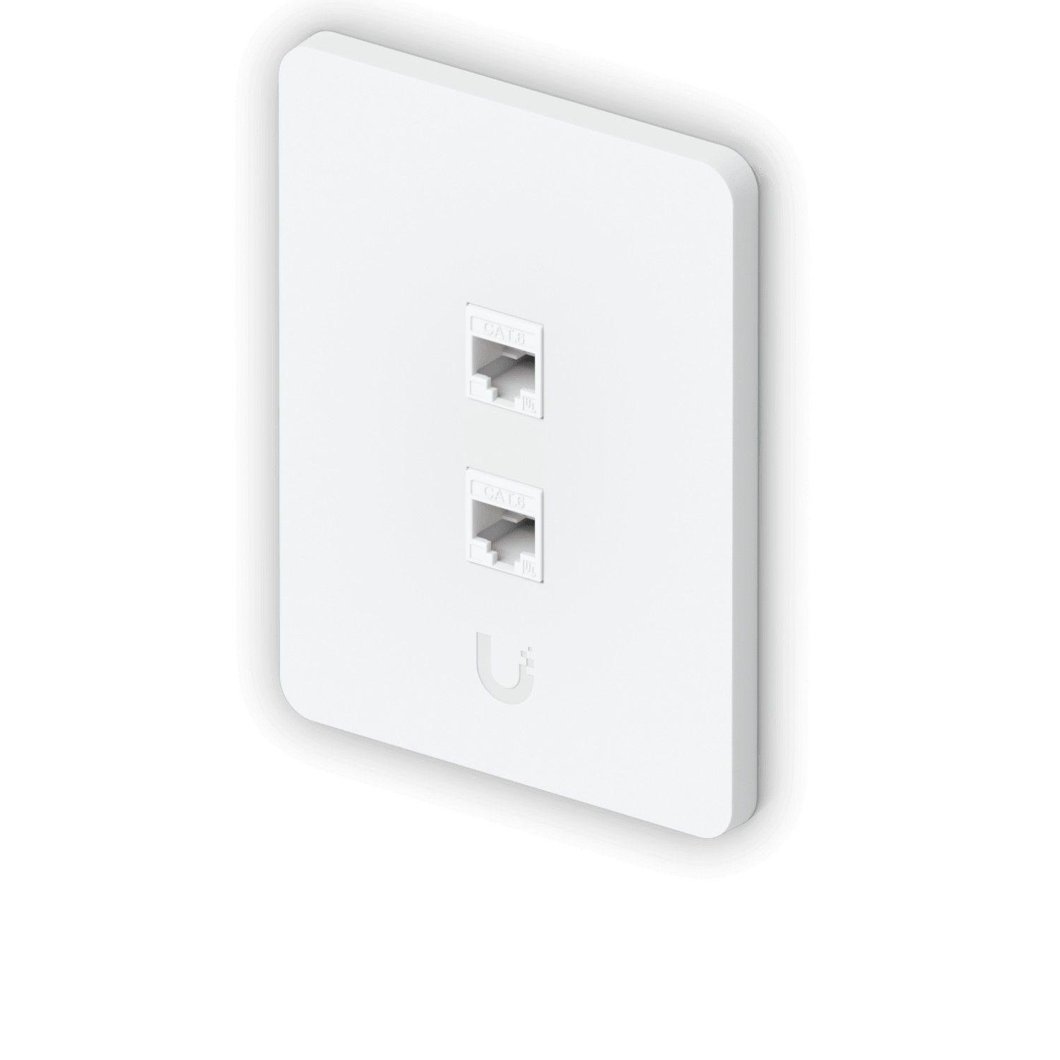 Faceplate Ubiquiti 2-Keystone vertical pintable 118x88 mm blanco-3