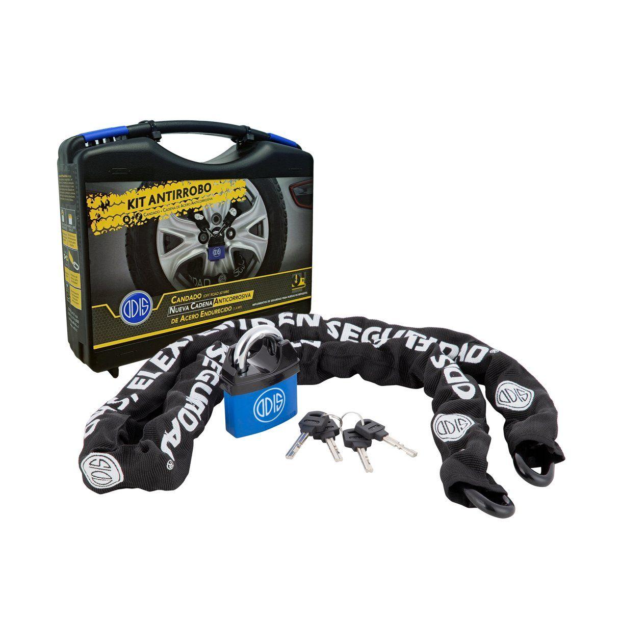 Candado ODIS Off Road Kit antirrobo 60 mm con cadena de 1,4 m-2