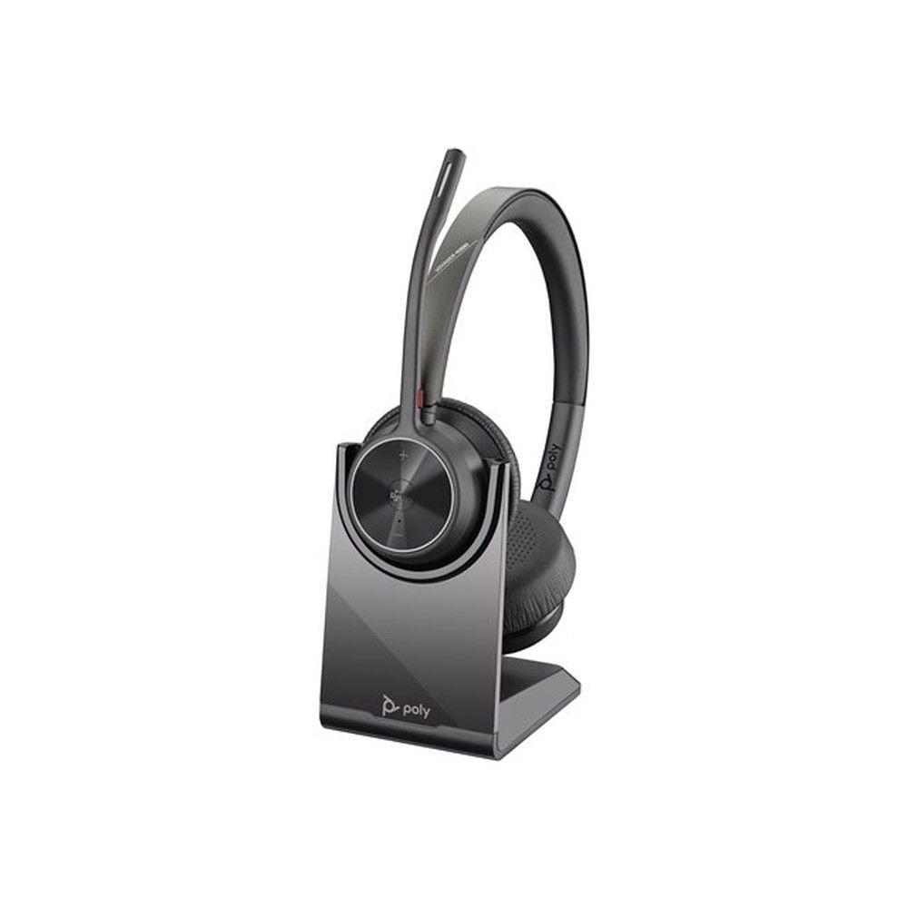 Auricular Poly Voyager 4320-M Bluetooth on-ear USB-C y USB-A-1