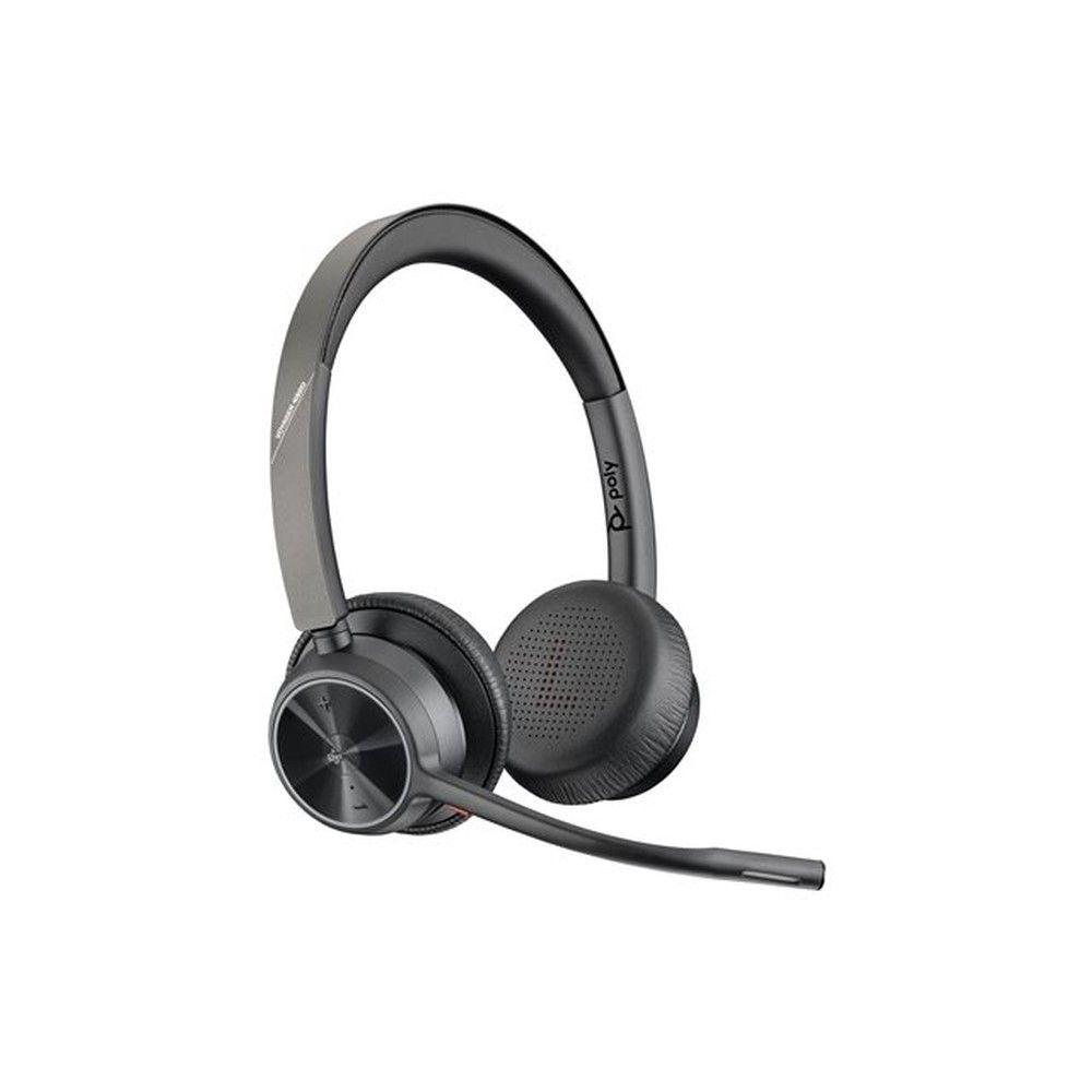 Auricular Poly Voyager 4320-M Bluetooth on-ear USB-C y USB-A-3