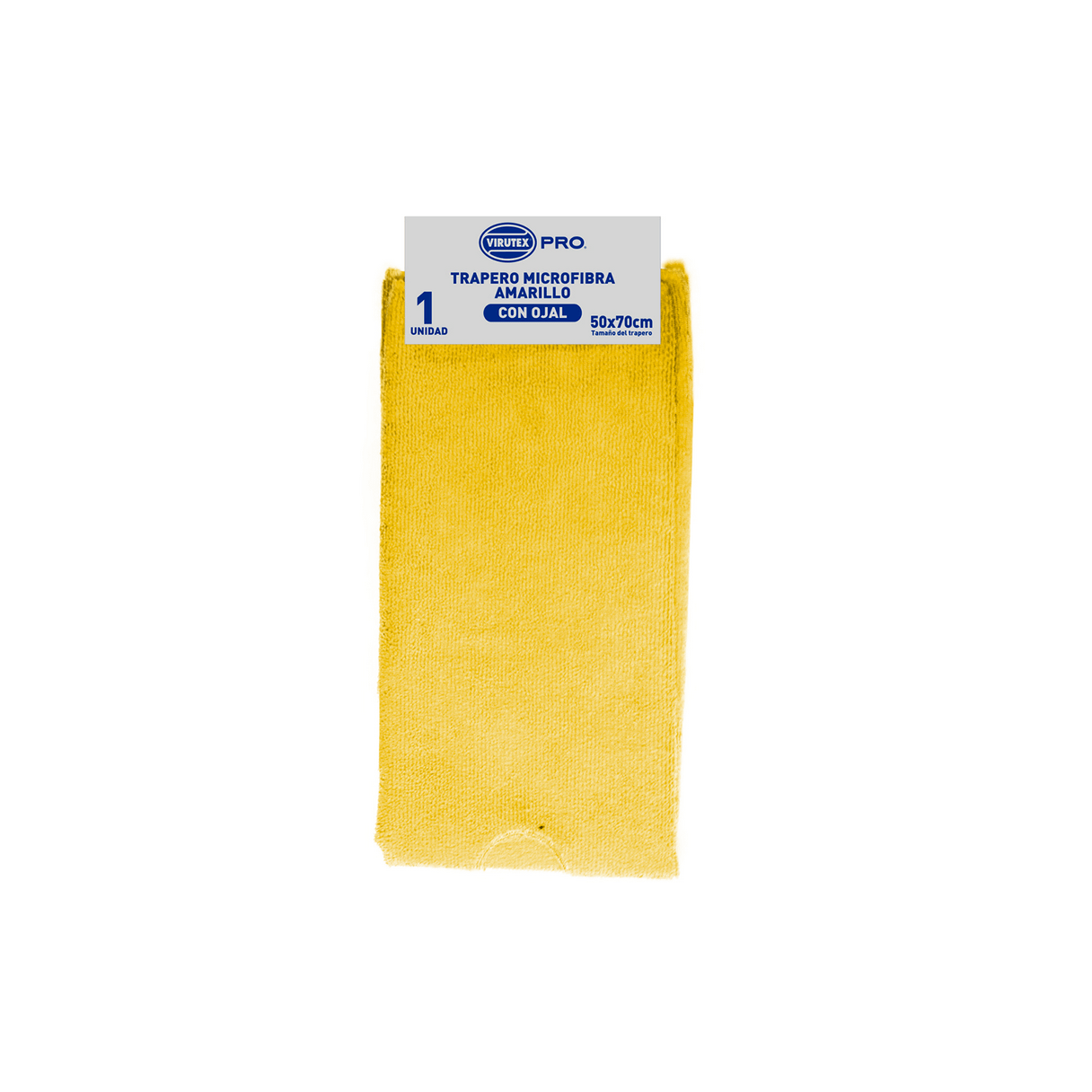 Trapero Virutex Pro Microfibra con ojal 50x70 cm amarillo-1