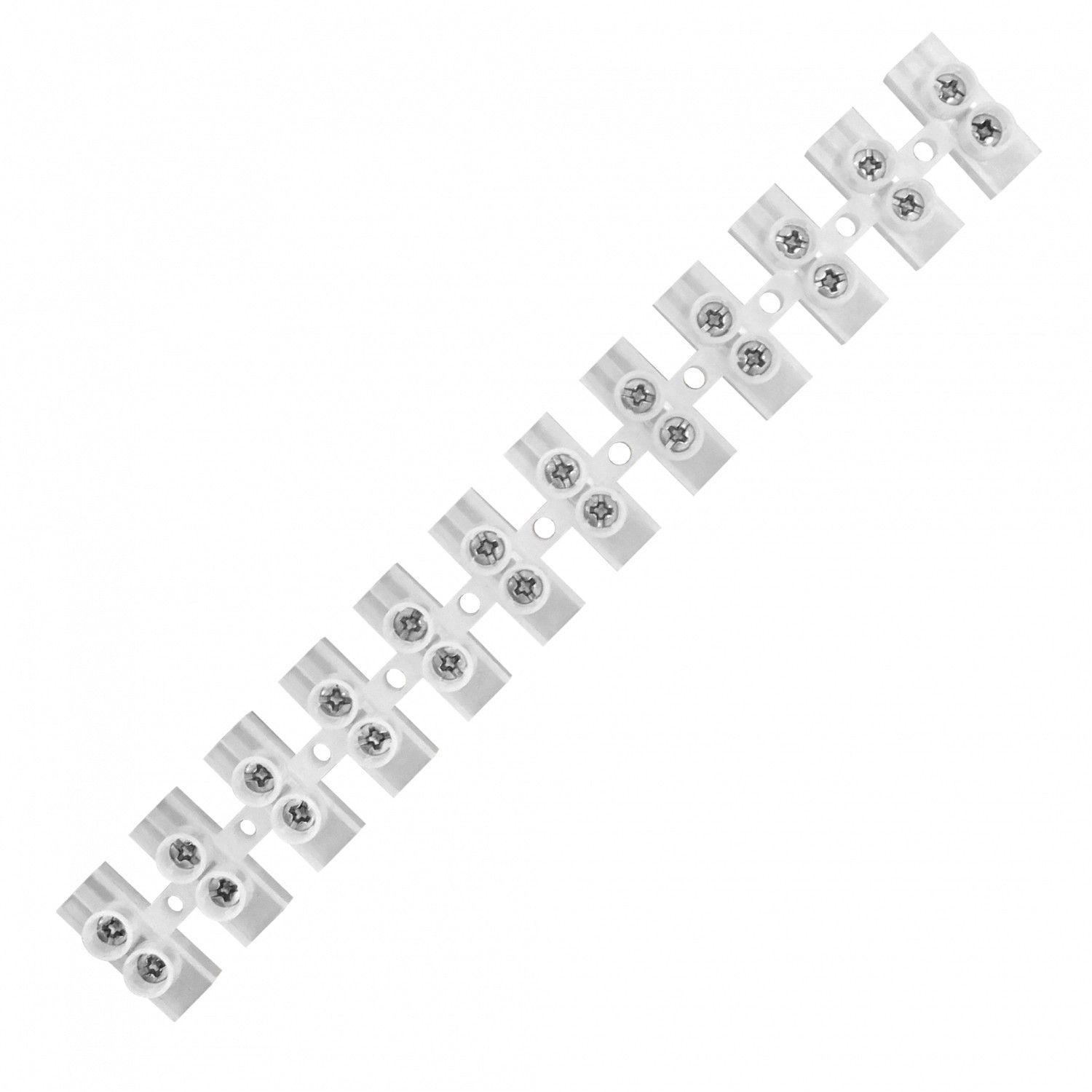 Regleta eléctrica 30 Ampere 6 mm2 12 pares con tornillos 380 V-4