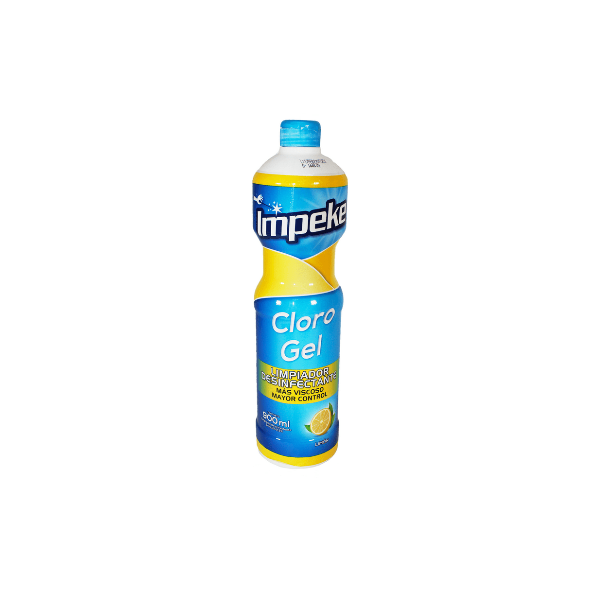 Limpiador de cocina Impeke cloro gel 900 ml con dosificador limón-0