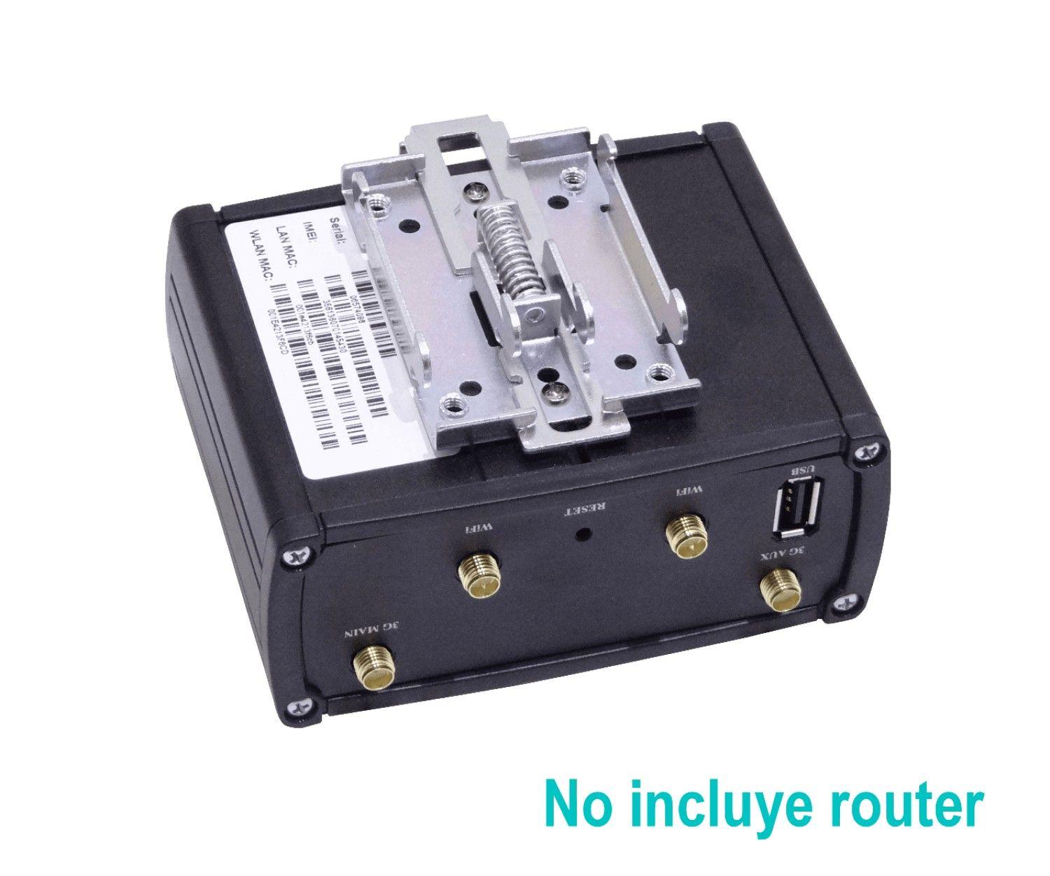 Montaje Riel Din Teltonika para Router RUT95X RUT240 RUT200-5