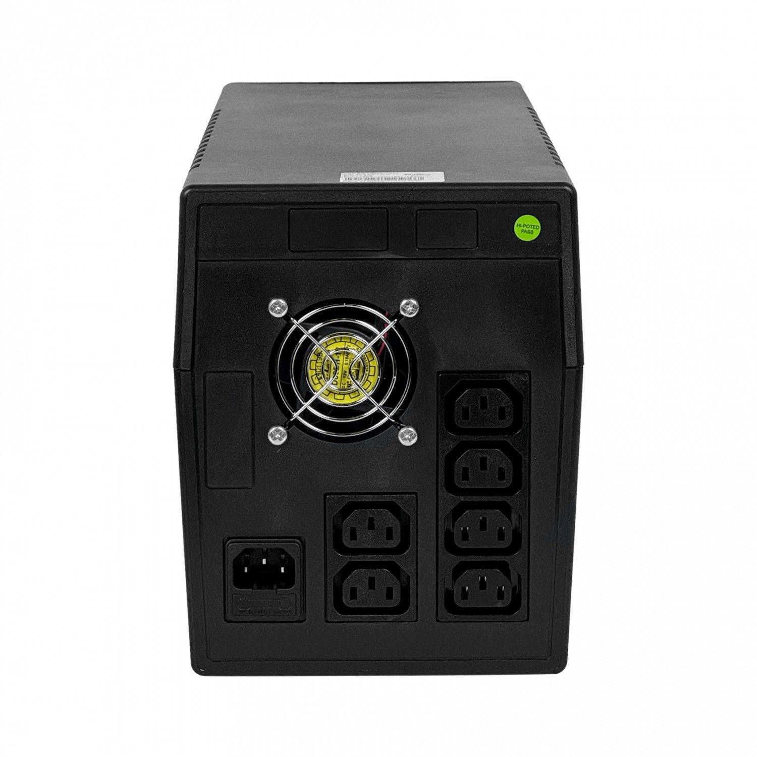 UPS Enersafe 130 WH 2x9 AH 2 KVA 1200 W 6 C13 162-290 VAC-2