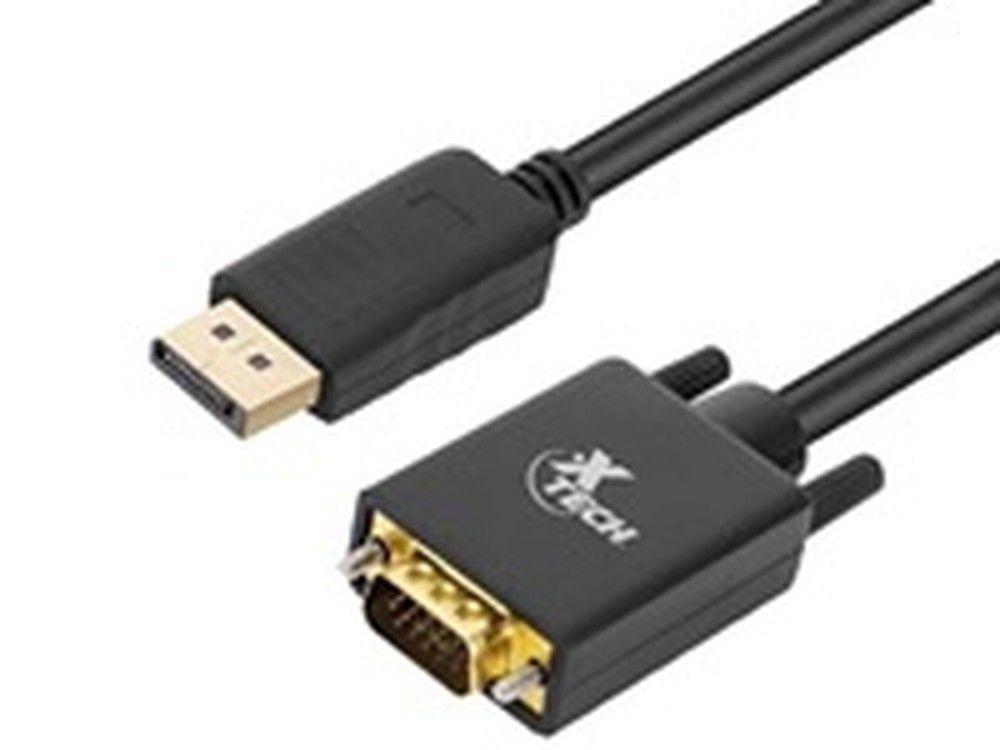 Cable DisplayPort a VGA Xtech XTC-377 macho a macho-0