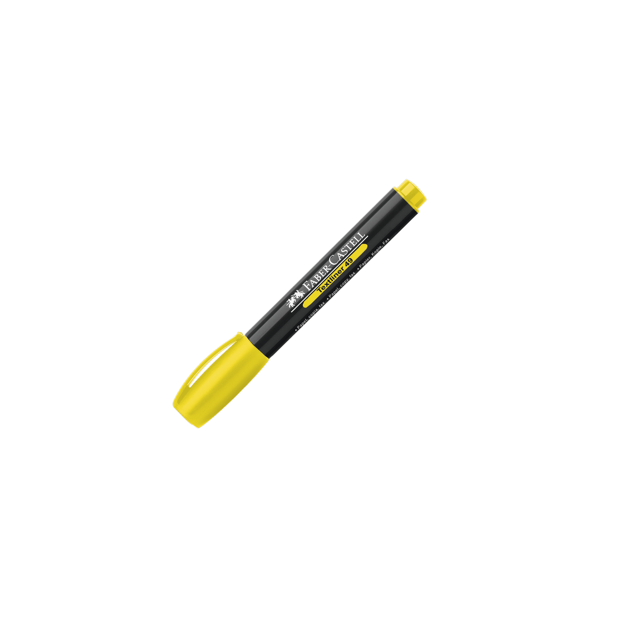 Destacador Faber-Castell Texmarket 49 punta biselada amarillo-1