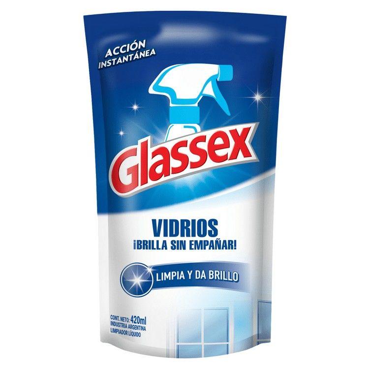 Limpiavidrios Glassex 420 cc recarga-0