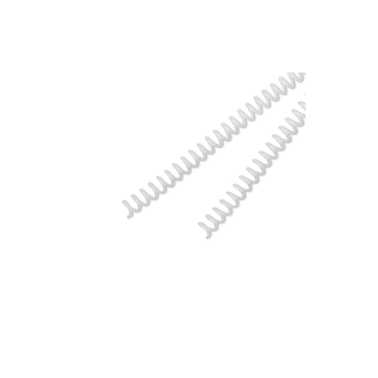 Espirales de anillado GBC 58 pasos 16 mm 50 unidades blanco-1