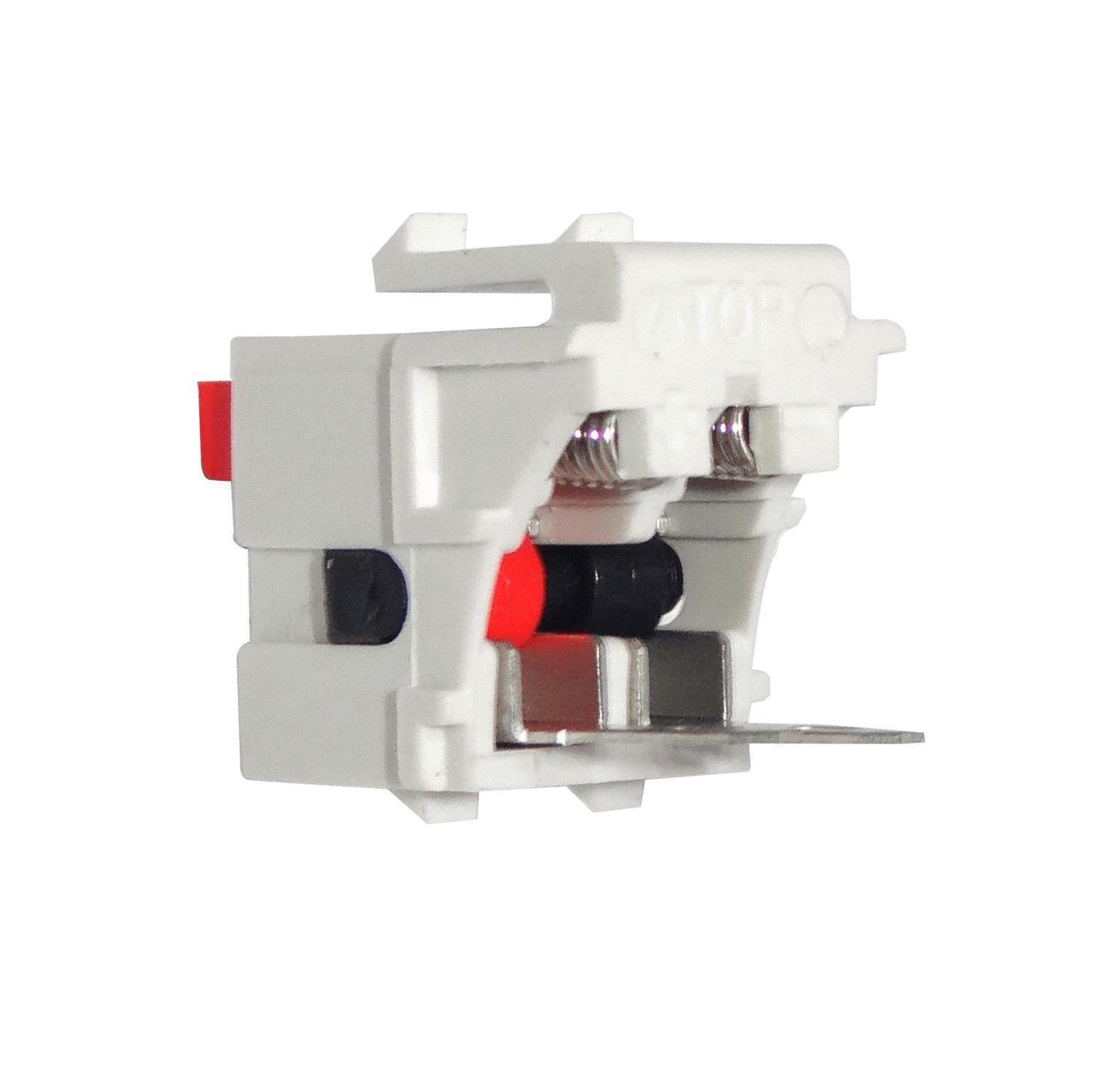 Conector hembra ICC Keystone 2-pin max AWG16 rojo-negro-2