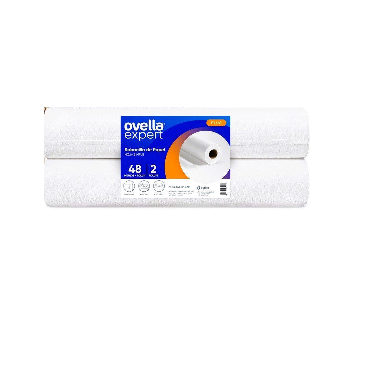 Sabanilla Ovelia hoja simple 50x48 m 2 rollos-1