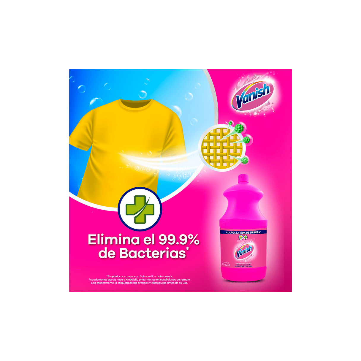 Limpiador de ropa Vanish quita manchas 3,7 L color-2