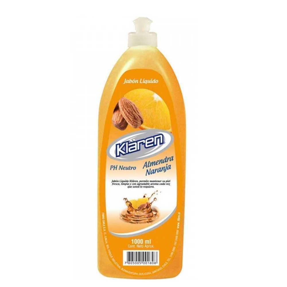 Jabón líquido Klären almendra 1 L-0